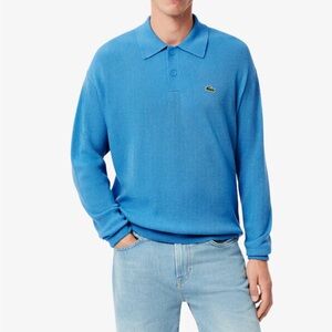 Lacoste Men's Blue Crewneck Sweater